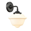 Oxford Sconce shown in the Oil Rubbed Bronze finish with a Matte White shade