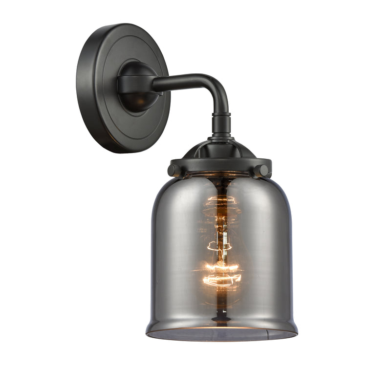 Bell Sconce shown in the Oil Rubbed Bronze finish with a Plated Smoke shade