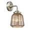 Chatham Sconce shown in the Brushed Satin Nickel finish with a Mercury shade