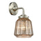 Chatham Sconce shown in the Brushed Satin Nickel finish with a Mercury shade