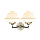 Innovations Lighting Small Oxford 2 Light Bath Vanity Light Part Of The Nouveau Collection 284-2W-BAB-G531-LED