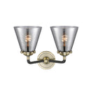 Innovations Lighting Small Cone 2 Light Bath Vanity Light Part Of The Nouveau Collection 284-2W-BAB-G63-LED