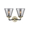 Innovations Lighting Small Cone 2 Light Bath Vanity Light Part Of The Nouveau Collection 284-2W-BAB-G63-LED