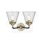 Innovations Lighting Small Cone 2 Light Bath Vanity Light Part Of The Nouveau Collection 284-2W-BAB-G64-LED