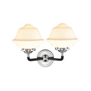 Innovations Lighting Small Oxford 2 Light Bath Vanity Light Part Of The Nouveau Collection 284-2W-BPN-G531-LED