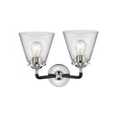 Innovations Lighting Small Cone 2 Light Bath Vanity Light Part Of The Nouveau Collection 284-2W-BPN-G62-LED