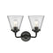 Innovations Lighting Small Cone 2 Light Bath Vanity Light Part Of The Nouveau Collection 284-2W-OB-G62-LED