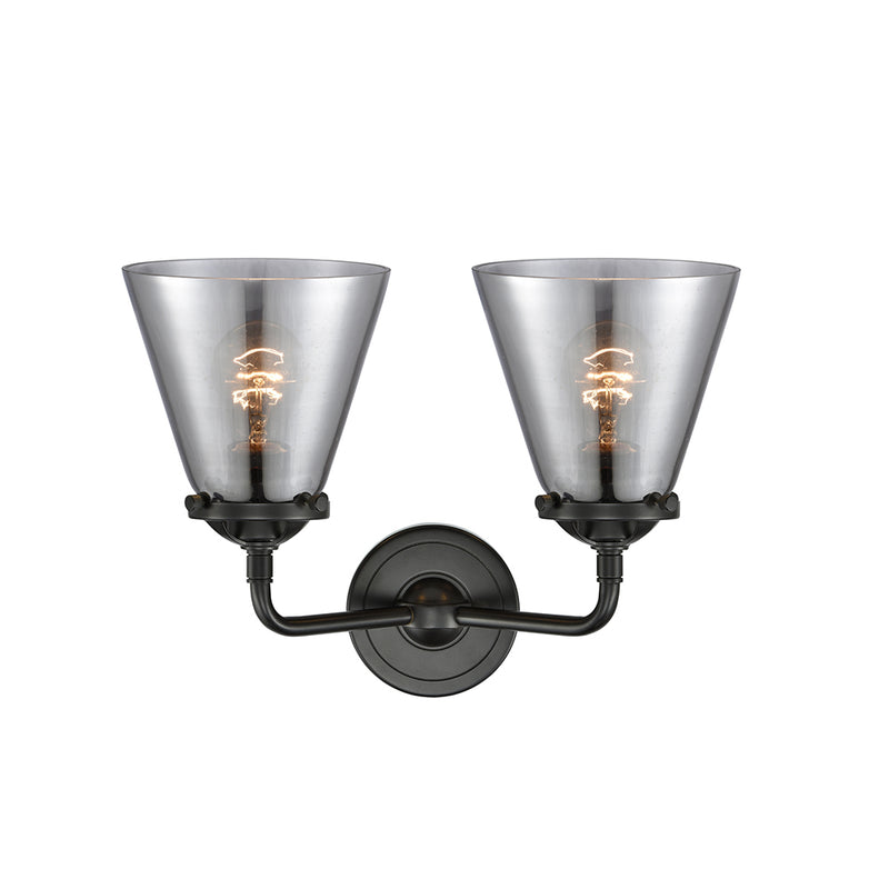 Innovations Lighting Small Cone 2 Light Bath Vanity Light Part Of The Nouveau Collection 284-2W-OB-G63-LED