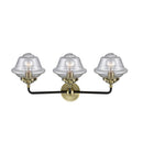 Innovations Lighting Small Oxford 3 Light Bath Vanity Light Part Of The Nouveau Collection 284-3W-BAB-G534-LED