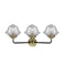 Innovations Lighting Small Oxford 3 Light Bath Vanity Light Part Of The Nouveau Collection 284-3W-BAB-G534-LED