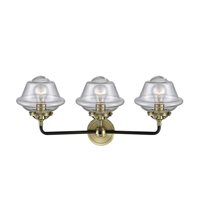 Innovations Lighting Small Oxford 3 Light Bath Vanity Light Part Of The Nouveau Collection 284-3W-BAB-G534-LED