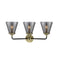 Innovations Lighting Small Cone 3 Light Bath Vanity Light Part Of The Nouveau Collection 284-3W-BAB-G63-LED