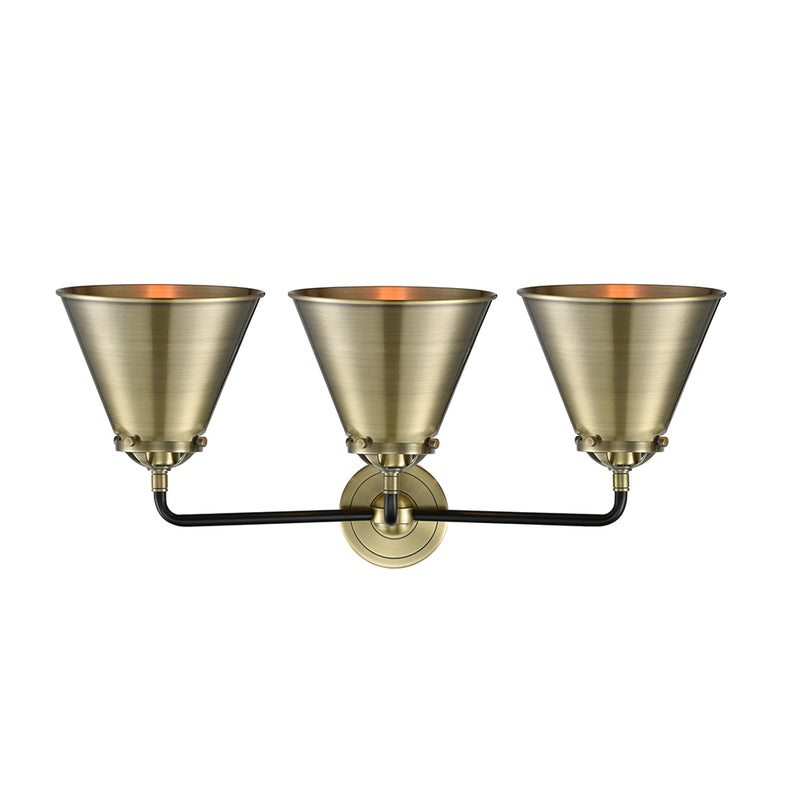 Innovations Lighting Appalachian 3 Light Bath Vanity Light Part Of The Nouveau Collection 284-3W-BAB-M13-AB-LED