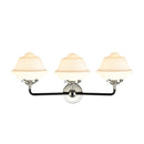 Innovations Lighting Small Oxford 3 Light Bath Vanity Light Part Of The Nouveau Collection 284-3W-BPN-G531-LED