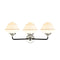 Innovations Lighting Small Oxford 3 Light Bath Vanity Light Part Of The Nouveau Collection 284-3W-BPN-G531-LED