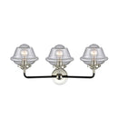 Innovations Lighting Small Oxford 3 Light Bath Vanity Light Part Of The Nouveau Collection 284-3W-BPN-G534-LED