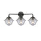 Oxford Bath Vanity Light shown in the Oil Rubbed Bronze finish with a Seedy shade