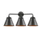 Appalachian Bath Vanity Light shown in the Oil Rubbed Bronze finish with a Oil Rubbed Bronze shade