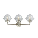 Innovations Lighting Small Oxford 3 Light Bath Vanity Light Part Of The Nouveau Collection 284-3W-SN-G532-LED