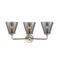 Innovations Lighting Small Cone 3 Light Bath Vanity Light Part Of The Nouveau Collection 284-3W-SN-G63-LED