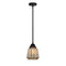 Chatham Mini Pendant shown in the Matte Black finish with a Mercury shade