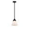 Cone Mini Pendant shown in the Matte Black finish with a Matte White shade