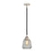 Chatham Mini Pendant shown in the Black Polished Nickel finish with a Clear shade