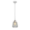 Chatham Mini Pendant shown in the Polished Chrome finish with a Clear shade