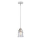 Canton Mini Pendant shown in the Polished Chrome finish with a Seedy shade