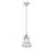 Bellmont Mini Pendant shown in the Polished Chrome finish with a Clear shade