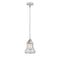 Bellmont Mini Pendant shown in the Polished Chrome finish with a Seedy shade