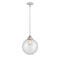 Beacon Mini Pendant shown in the Polished Chrome finish with a Clear shade