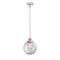 Beacon Mini Pendant shown in the Polished Chrome finish with a Clear shade