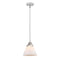 Cone Mini Pendant shown in the Polished Chrome finish with a Matte White shade