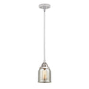 Bell Mini Pendant shown in the Polished Chrome finish with a Silver Plated Mercury shade