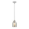 Bell Mini Pendant shown in the Polished Chrome finish with a Silver Plated Mercury shade