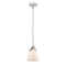 Cone Mini Pendant shown in the Polished Chrome finish with a Matte White shade