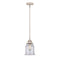 Canton Mini Pendant shown in the Polished Nickel finish with a Clear shade