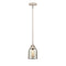 Bell Mini Pendant shown in the Polished Nickel finish with a Silver Plated Mercury shade