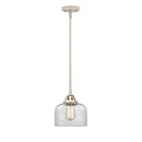 Bell Mini Pendant shown in the Polished Nickel finish with a Clear shade