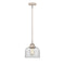 Bell Mini Pendant shown in the Polished Nickel finish with a Clear shade