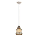 Chatham Mini Pendant shown in the Brushed Satin Nickel finish with a Mercury shade