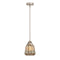 Chatham Mini Pendant shown in the Brushed Satin Nickel finish with a Mercury shade