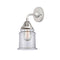 Canton Sconce shown in the Polished Chrome finish with a Clear shade