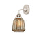 Chatham Sconce shown in the Polished Nickel finish with a Mercury shade