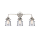 Canton Bath Vanity Light shown in the Polished Chrome finish with a Seedy shade