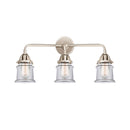 Innovations Lighting Small Canton 3 Light  23.25" Bath Vanity Light 288-3W-PN-G182S