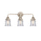 Innovations Lighting Small Canton 3 Light  23.25" Bath Vanity Light 288-3W-PN-G184S