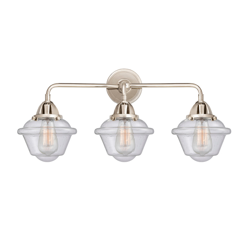 Innovations Lighting Small Oxford 3 Light  25.5" Bath Vanity Light 288-3W-PN-G534