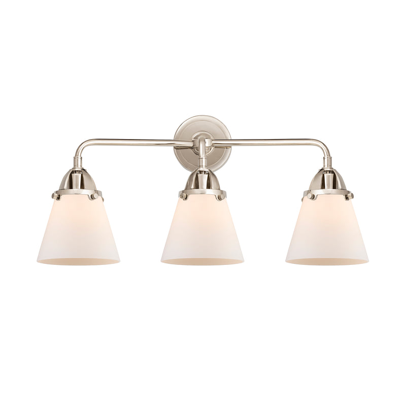 Innovations Lighting Small Cone 3 Light  24.25" Bath Vanity Light 288-3W-PN-G61